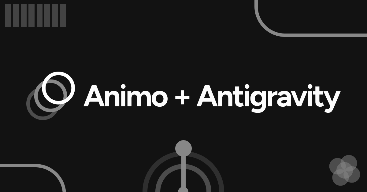 Animo for Google Antigravity - Agent-first development interface