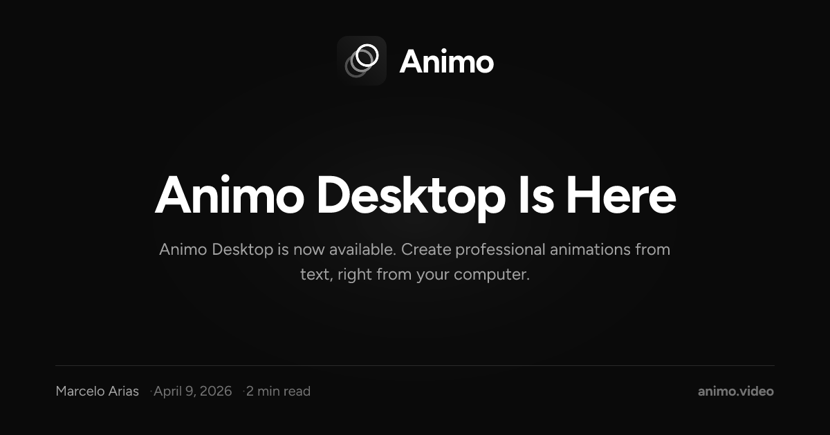 Animo Desktop Is Here | Animo